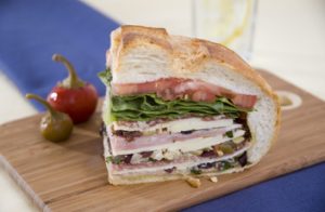 New! Muffuletta Sandwich with Jeff's Naturals Organic Kalamata & Stuffed Olives