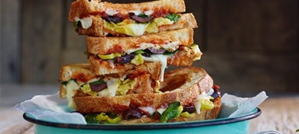 Mediterranean Grilled Cheese