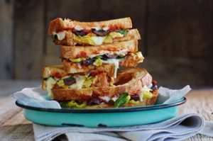 Jeff's Naturals: Mediterranean Grilled Cheese