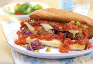 Turkey Meatball Sandwiches