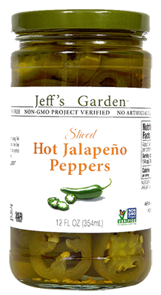Sliced Hot Jalapeño Peppers